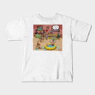 Cowboy Pool Kids T-Shirt